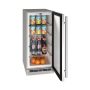 U-Line - 3.1 Cu. Ft. Mini Fridge - Stainless Steel - Image 2