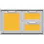 Hestan - AGSDR Series 36" Double Drawer and Storage Door Combination - Sol - Image 1