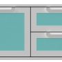 Hestan - AGSDR Series 42" Double Drawer and Storage Door Combination - Bora Bora - Image 1