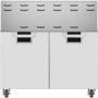 Hestan - Aspire ECD Series 36" Tower Cart with Double Doors - Stealth - Image 1