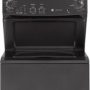 GE - 3.8 Cu. Ft. Top Load Washer and 5.9 Cu. Ft. Electric Dryer Laundry Center - Diamond Gray - Image 1