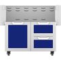 Hestan - Double Drawer and Door Tower Cart for 36" Gas Grills - Prince - Image 1