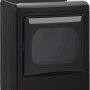 LG - 7.3 Cu. Ft. Smart Electric Dryer with Steam and Sensor Dry - Black Steel - Image 2