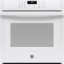 GE - 27" Smart Built-In Single Electric Wall Oven with Self-Clean, Steam Clean, and Heavy-Duty Racks - White - Image 1