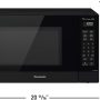 Panasonic - 1.2 Cu. Ft. 1200 Watt SN66KB Microwave with Inverter and Genius Sensor - Black - Image 2