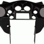 Metra - Dash Kit for Harley-Davidson FLH 1998-2013 Motorcycles - Black - Image 1