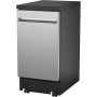 GE - 18" Portable Dishwasher - Stainless Steel - Image 3