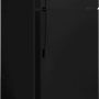 GE - 28 in. Wide 17.5 Cu. Ft. Top-Freezer Refrigerator with Edge-to-Edge Glass Shelves - Black - Image 3
