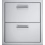 Viking - 19" Double Drawers - Stainless Steel - Image 2