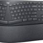 Logitech - ERGO K860 Ergonomic Full-size Wireless Scissor Keyboard for Windows and Mac with Palm Rest - Black - Image 1