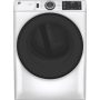 GE - 7.8 Cu. Ft. Stackable Smart Electric Dryer with Long Vent Drying - White - Image 1