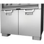 Caster Covers for Hestan Outdoor Grills - Stainless Steel - Image 1