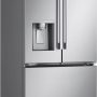 LG - 33-in Wide Counter-Depth MAX 20.2 Cu. Ft. French Door Smart Refrigerator with Dual Ice - Stainless Steel - Image 2