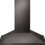 LG - 36 inches - Convertible - Wall Range Hood - Black Stainless Steel - Image 1