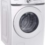 Samsung - 4.5 Cu. Ft. High Efficiency Stackable Smart Front Load Washer with Vibration Reduction Technology+ - White - Image 2