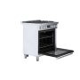 Bosch - 800 Series 30 in. Wide 3.7 Cu. Ft. Freestanding Gas Convection Range with Self-cleaning and 5 Dual Flame Ring Burners - Stainless Steel - Image 2