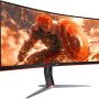 AOC - CU34G2XP 34" VA Curved Gaming Monitor, WQHD (3440x1440), 180Hz, 1ms, Freesync, HDR 400 - Black/Silver/Red - Image 4
