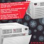 Amana - 24,000 BTU 1,500 Sq. Ft. 230230V Window-Mounted Air Conditioner with Remote Control - White - Image 3