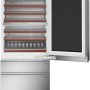 Monogram - 106-Bottle Built-In Dual Zone Wine Cooler - Stainless Steel - Image 3