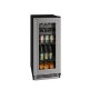 U-Line - 48-bottle or 60-can or 8-750ml Wine Bottle capacity Beverage Center - Stainless Steel - Image 2
