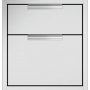 DCS - Tower Double Drawer - Brushed Stainless Steel - Image 2