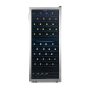 NewAir - 98-Bottle Dual Zone Wine Fridge, Low-Vibration Inverter Compressor, Ultra-Quiet, Adjustable Racks, Digital Thermostat - Silver - Image 2