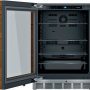 Thermador - 4.9 Cu. Ft. Built-in Compact Glass Door Under-Counter Refrigerator, Left Hinged - Custom Panel Ready - Image 2