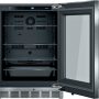 Thermador - 4.9 Cu. Ft. Built-in Compact Glass Door Under-Counter Refrigerator with Masterpiece Series Handle, Right Hinged - Stainless Steel - Image 2