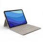 Logitech - Combo Touch iPad Pro Keyboard Folio for Apple iPad Pro 11" (1st, 2nd, 3rd & 4th Gen) with Detachable Backlit Keyboard - Sand - Image 1