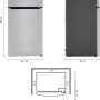 LG - 33-in Wide 23.8 Cu. Ft. Top Freezer Refrigerator with Internal Water Dispenser - Stainless Steel - Image 4