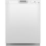 GE - 24" Front Control Built-In Plastic Tub Dishwasher with Steam + Sanitization and 52 dBA - White - Image 1