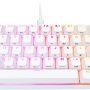 CORSAIR - K65 RGB Mini Wired 60% Mechanical Cherry MX SPEED Linear Switch Gaming Keyboard with PBT Double-Shot Keycaps - White - Image 2