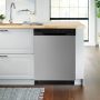 Insignia™ - 24” Front Control Built-In Dishwasher with Sensor Wash, Stainless Steel Tub, 51 dBA, and ENERGY STAR Certification - Stainless Steel - Image 2