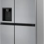 LG - 36-in Wide 22.5 Cu. Ft. Counter-Depth Side-by-Side Refrigerator with Smooth Touch Dispenser - Stainless Steel - Image 2