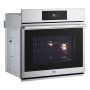 LG - STUDIO 30" 4.7 Cu. Ft. Built-In Single Electric True Convection Smart Wall Oven with Air Fry - Stainless Steel - Image 3