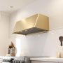 Zephyr - Accent Rail for DME Range Hood - Satin Gold - Image 2