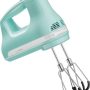 KitchenAid - 6 Speed Hand Mixer with Flex Edge Beaters - KHM6118 - Ice Blue - Image 1