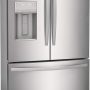 Frigidaire - 36 in. Wide 22.6 Cu. Ft. Counter-Depth French Door Refrigerator - Stainless Steel - Image 2