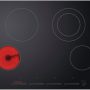 Fisher & Paykel - 30 in. Wide 4 Element Built-In Electric Ceramic Cooktop - Black - Image 1