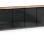 Salamander Designs - Barcelona AV Cabinet for Most TVs up to 85" - Natural Walnut - Image 1