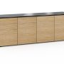 Salamander Designs - Denver AV Cabinet for Most TVs up to 85" - Natural Oak - Image 1