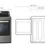 LG - 7.3 Cu. Ft. Smart Electric Dryer with EasyLoad Door - Graphite Steel - Image 3