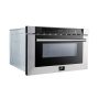 Forno Appliances - Capoliveri 1.2 Cu Ft. Microwave Drawer - Stainless Steel - Image 2