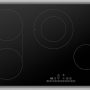 Bosch - 800 Series 30" Built-In Electric Cooktop with 4 elements and Stainless Steel Frame - Black - Image 1