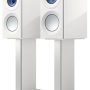KEF - Reference One Meta 3 Way Bookshelf Speaker (Each) - White Blue - Image 1