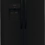 Frigidaire - 33 in. Wide 22.3 Cu. Ft. Side-by-Side Refrigerator with EvenTemp Cooling System - Black - Image 2