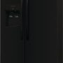 Frigidaire - 33 in. Wide 22.3 Cu. Ft. Side-by-Side Refrigerator with EvenTemp Cooling System - Black - Image 3