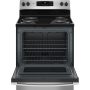 GE - 30 in. Wide 4 Elements 5.0 Cu. Ft. Freestanding Electric Range with Self Cleaning and Dual-Element Bake - Stainless Steel - Image 4