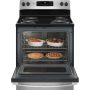 GE - 30 in. Wide 4 Elements 5.0 Cu. Ft. Freestanding Electric Range with Self Cleaning and Dual-Element Bake - Stainless Steel - Image 3