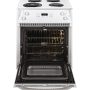 GE - 27 in. Wide 4 Elements 3.0 Cu. Ft. Self-Cleaning Drop-In Electric Range - White - Image 4